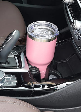 WETOWETO 30oz Tumbler, Stainless Steel Vacuum Insulated Water Coffee Tumbler Cup, Double Wall Powder Coated Spill-Proof Travel Mug Thermal Cup for Home Outdoor (Ice Pink, 1 Pack)