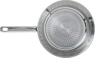 T-fal Performa Stainless Steel Sauté Pan 10.5 Inch Oven Broiler Safe 500F Cookware, Pots and Pans, Dishwasher Safe Silver