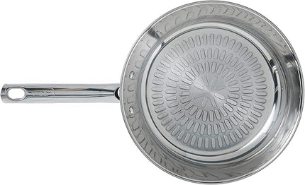 T-fal Performa Stainless Steel Sauté Pan 10.5 Inch Oven Broiler Safe 500F Cookware, Pots and Pans, Dishwasher Safe Silver