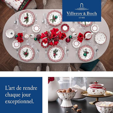 Villeroy & Boch Delight Soup Bowl, Porcelain, Multi, 26.5 x 26.8 x 14 cm, White