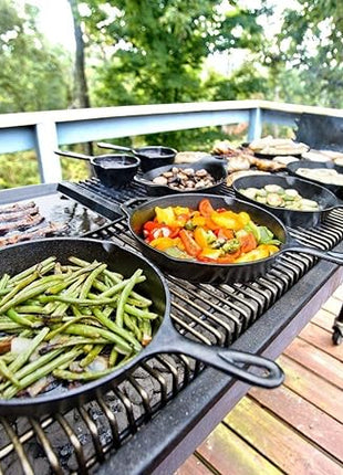 Lodge Manufacturing Company Lodge Cast Iron 10.5-inch Square Grill Pan, Black