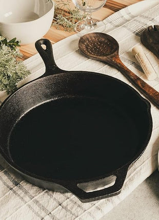 Backcountry Iron 10-1/4 Inch Round Medium Pre-Seasoned Cast Iron Skillet