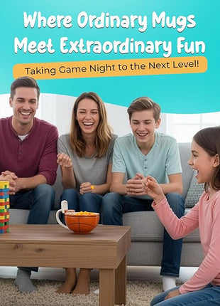 MAX'IS Creations The Mug with a Hoop Basketball Mugs Novelty Coffee Mugs Hot Chocolate Mug Coach Sports Basketball Gifts for Boys 8-12 Accessories Stuff, Funny Christmas Gifts for Kids Family, 16oz