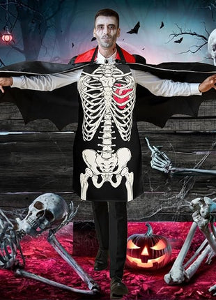 Funny Men Cooking Grilling Aprons Belly BBQ Funny Gag Gifts for Christmas, White Elephant Gift Exchange (Goat, One Size)