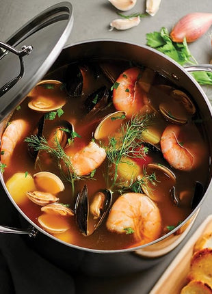 Tramontina Signature Tri-Ply Clad Stainless Steel 13-Piece Cookware Set with Lids, Pots and Pans Kitchen Set, Induction-Ready, Dishwasher-Safe, NSF-Certified