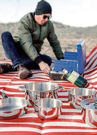 Stansport Stainless Steel Cook Set