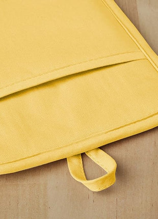 KitchenAid Ribbed Soft Silicone Pot Holder 2-Pack Set, Orange Sorbet, 7"x9"