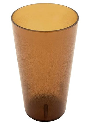 G.E.T. 6632-1-A-EC Heavy-Duty Plastic Restaurant Tumblers, 32 Ounce, Amber (Set of 4)