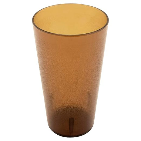 G.E.T. 6632-1-A-EC Heavy-Duty Plastic Restaurant Tumblers, 32 Ounce, Amber (Set of 4)