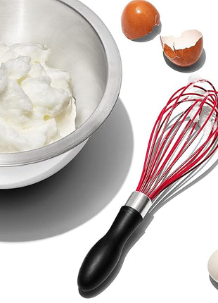 OXO Good Grips 9-Inch Silicone Whisk - Red