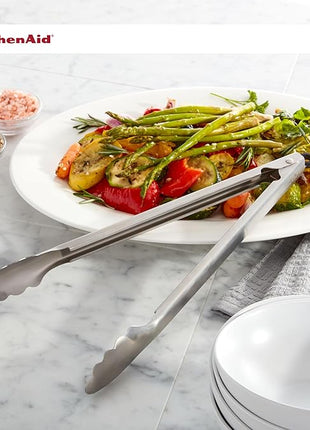 KitchenAid Stainless Steel Long Tongs, 14 Inch
