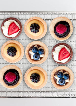 Air Fryer Basket, Compatible with Cuisinart TOA-60 Series/TOA-65 Air Fryer. Made with 304 Food-Grade Stainless Steel Wire Rack for Cooking and Baking in a Convection Toaster Oven