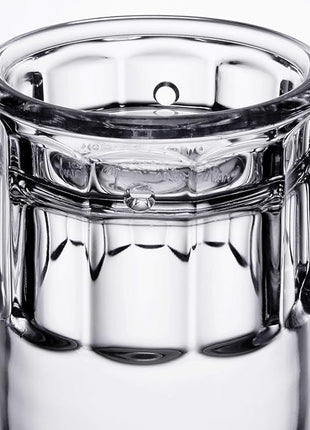 G.E.T. 00082-1-SAN-CL Shatter-Resistant Plastic Beer Mug / Stein, 10 Ounce, BPA Free (Set of 12)