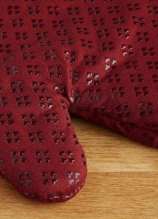 KitchenAid Asteroid Oven Mitt Set, 7"x12.5", Smoked Paprika Red, 2 Piece