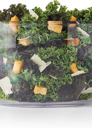 OXO Good Grips Salad Spinner - Large, Green Lettuce & Fruit Washer, BPA-Free, Easy One-Hand Pump