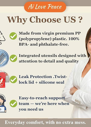 AI LOVE PEACE Ramen Bowl, 40 oz Microwaveable Noodle Cooker for Ramen, Pho, Soup, and Pasta, Dishwasher Safe and Portable, Ideal for Home, Office, Dorm, or Gift (Beige)