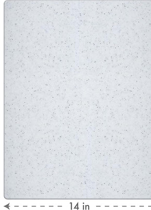 Dexas Superboard Reversible Pastry Board, 14 x 17 Inches, Granite Color - Dishwasher Safe, Ideal for Baking and Food Prep (Pack of 6)