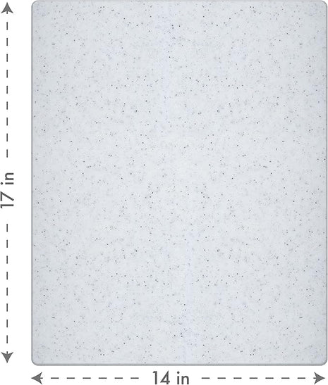 Dexas Superboard Reversible Pastry Board, 14 x 17 Inches, Granite Color - Dishwasher Safe, Ideal for Baking and Food Prep (Pack of 6)