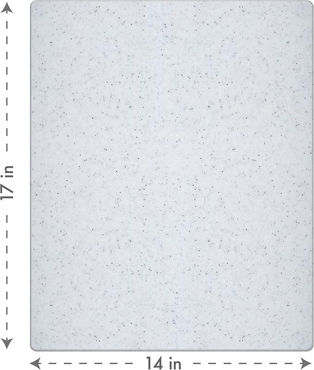 Dexas Superboard Reversible Pastry Board, 14 x 17 Inches, Granite Color - Dishwasher Safe, Ideal for Baking and Food Prep (Pack of 6)