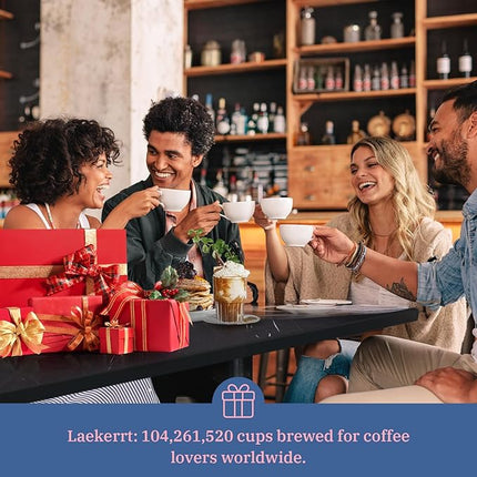 Laekerrt Professional Espresso Machine 20 Bar, Espresso Maker with Milk Frother Steam Wand, Stainless Steel Home Coffee Machines for Cappuccino and Latte, Gift for Women Wife Daughter or Mom, Pink