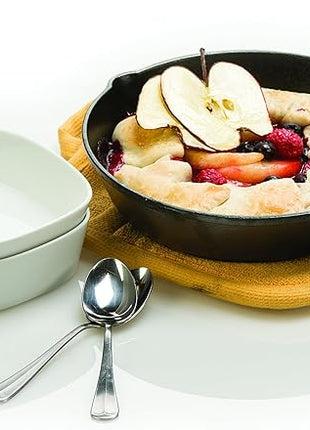 Lodge Seasoned Cast Iron 3 Skillet Bundle. 12 Inches and 10.25 Inches with 8 Inch Set of 3 Cast Iron Frying Pans