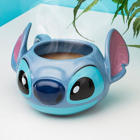 Disney Lilo and Stitch Officially Licensed Oversized Coffee Mug, Heat Resistant Disney Character Novelty Gift and Keepsake Tea Cup | Paladone