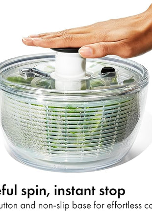 OXO Good Grips Little Salad & Herb Salad Spinner, Fruit Washer and Lettuce Spinner
