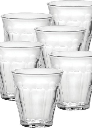 Duralex - Picardie Tumbler, Clear, 4 3/8 ounce, Set of 6