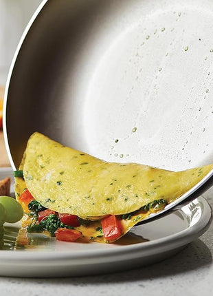 Farberware Smart Control Nonstick Cookware Pots and Pans Set, 14 Piece, Black