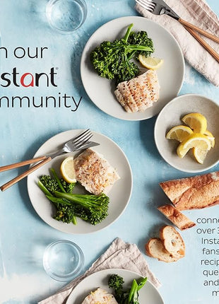 Instant Pot Electric Round Dutch Oven,6-Quart 1500W,From the Makers of Instant Pot,5-in-1: Braise,Slow Cook,Sear/Sauté,Food Warmer,Cooking Pan,Enameled Cast Iron,Included Recipe Book,Red