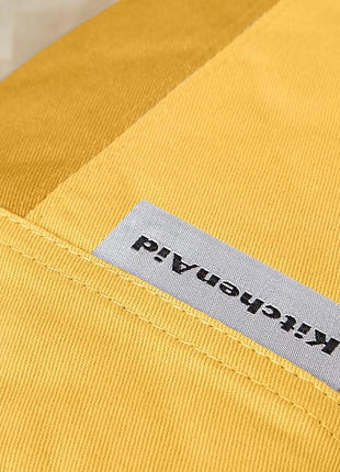 KitchenAid Beacon Two-Tone Non-Slip Oven Mitt Set, Majestic Yellow, 5.75"x13", 2 Piece