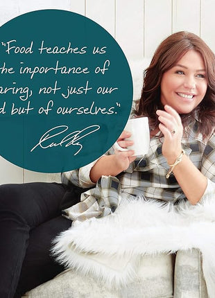 Rachael Ray 12212 Create Delicious Nonstick Frying/Fry Pan/Skillet with Helper Handle, 14.5 Inch - Teal Shimmer