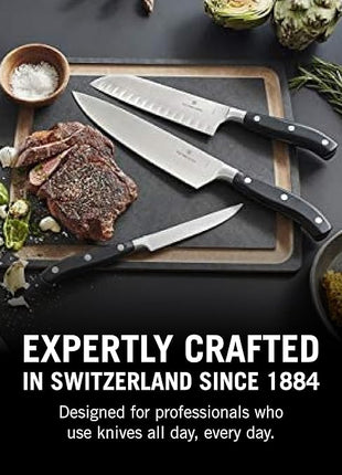 Victorinox Swiss Army Cutlery Swiss Classic Fibrox Honing Steel, 10-Inch, Multicolor (6.8002.US1)