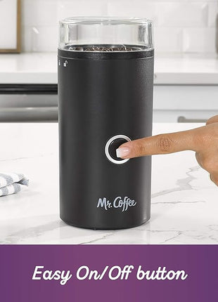 Mr. Coffee Simple Grind 14 Cup Coffee Grinder Black