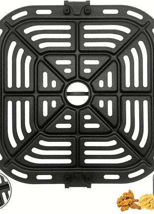 Air Fryer Replacement Grill Pan Fit for COSORI Air Fryer 5 QT, Air Fryer Rack Replacement Parts Accessories Grill Plate Crisper Plate Tray, Non-Stick, Dishwasher Safe…