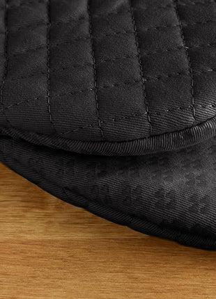 KitchenAid Asteroid Mini Oven Mitt Set, 5.5"x8", Black, 2 Piece