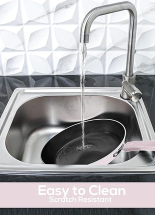 Utopia Kitchen Nonstick Cookware 3 Piece Set, Non-Stick Frying Pans with Induction Bottom, 8, 9.5 & 11 Inches Frying Pans with Bakelite Handles, PFOA Free, Purple & Black