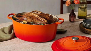 Le Creuset Enameled Cast Iron Signature Oval Dutch Oven, 15.5qt., Flame