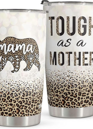Macorner Mothers Day, Birthday Gifts for Mom Nana From Daughter Son - Christmas Gifts For Women Grandma - Stainless Steel Bear Tumbler 20oz