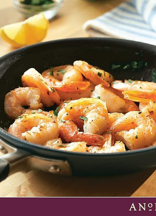 Anolon Advanced Home Hard Anodized Nonstick Frying Pan, 8.5 Inch – Small Non Stick Egg Pan, Durable Nonstick Skillet - Moonstone