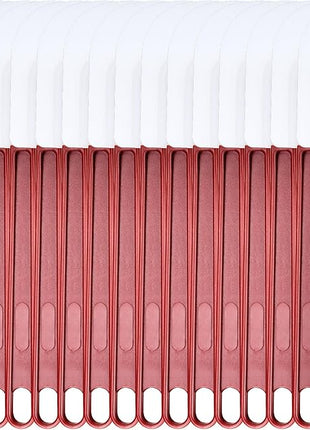 15 PCS Commercial Grade Silicone Spatulas Heat Resistant, 9.5-Inch Silicone Rubber Spatulas, Commercial Silicone Rubber Spatulas for Baking, Nonstick & BPA-Free