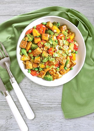 Urban Villa Kitchen Towels 100%Cotton Green Color Dish Towels for Kitchen with Hanging Loop Size 20x30 inches(Set of 6) Highly Absorbent Quick Drying Soft Premium Quality Dish Towels&Dish Cloths Sets