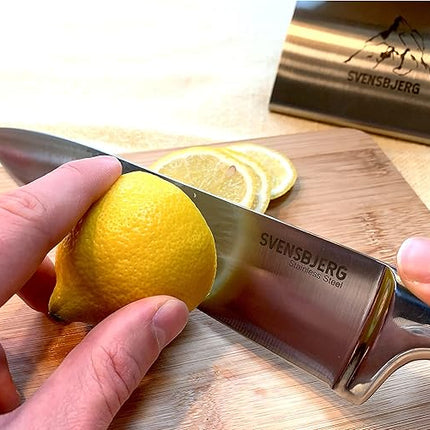 Modern-Silver Chef Kitchen Knife Set without Block, Chef Knife Set for Cooking, Knife Set for Kitchen, Stainless Steel, Sharp, German Brand | SB-KS101