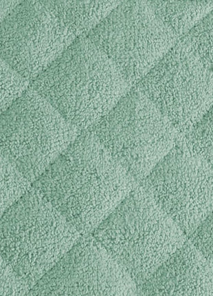 DII Basic Terry Collection 100% Cotton Quilted, Oven Mitt, Mint, 2 Piece