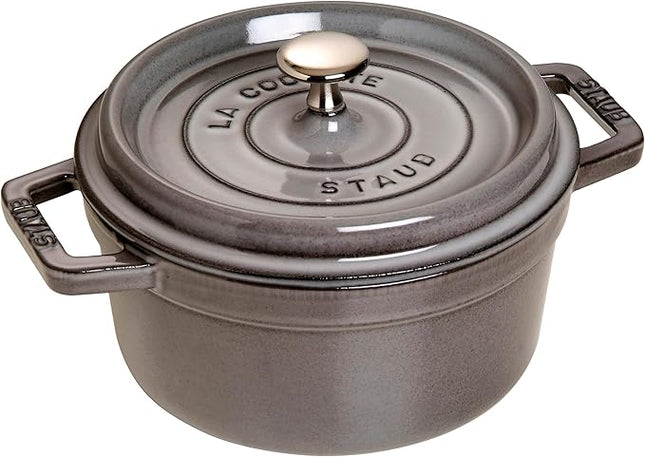 STAUB 40509-307-0 Cocotte Round 22cm Graphite grey