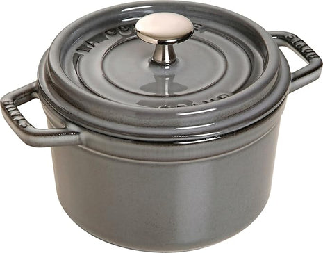STAUB Mini Round Dutch Oven 0.75-Quart Graphite Grey (Stove)