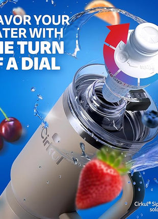 Cirkul 40oz. Ranger Stainless Steel Tumbler with Handle, All-Day StrawSip™, Double-Wall Insulated