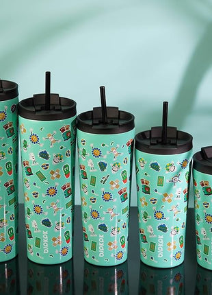 BJPKPK 26oz Tumbler With lid And Straw Stainless Steel Travel Coffee Mug Insulated Tumblers Cups,Hawaii Fruits Purple