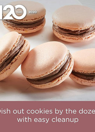 Farberware Nonstick Bakeware, Nonstick Cookie Sheet / Baking Sheet - 11 Inch x 17 Inch, Rose Gold Red