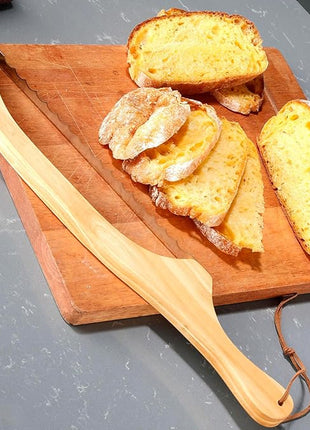 Sourdough bread knife, Bread slicer for homemade bread,15.7" Serrated, Bow Design, Easy Cutting, Suitable for More Foods